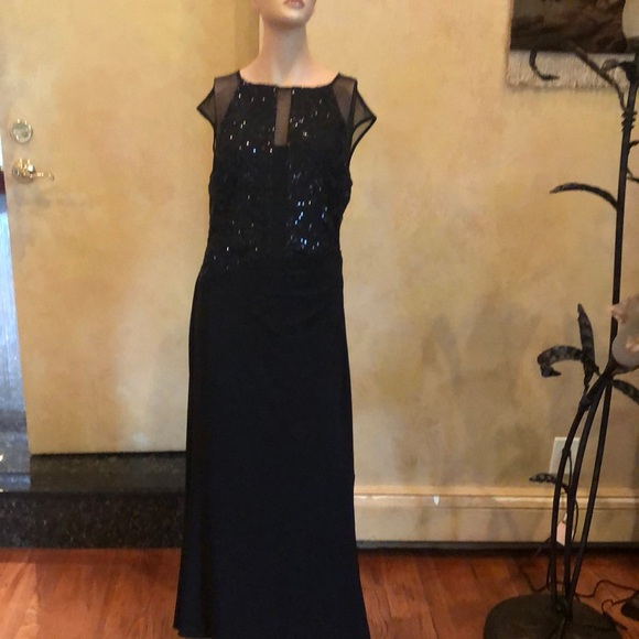 Ralph Lauren Dresses & Skirts - Ralph Lauren Black Sequin Embellished Maxi Gown